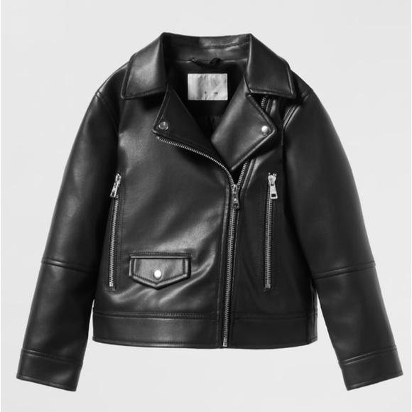 Zara Jackets & Coats Zara Kids Biker Faux Leather Jacket Poshmark